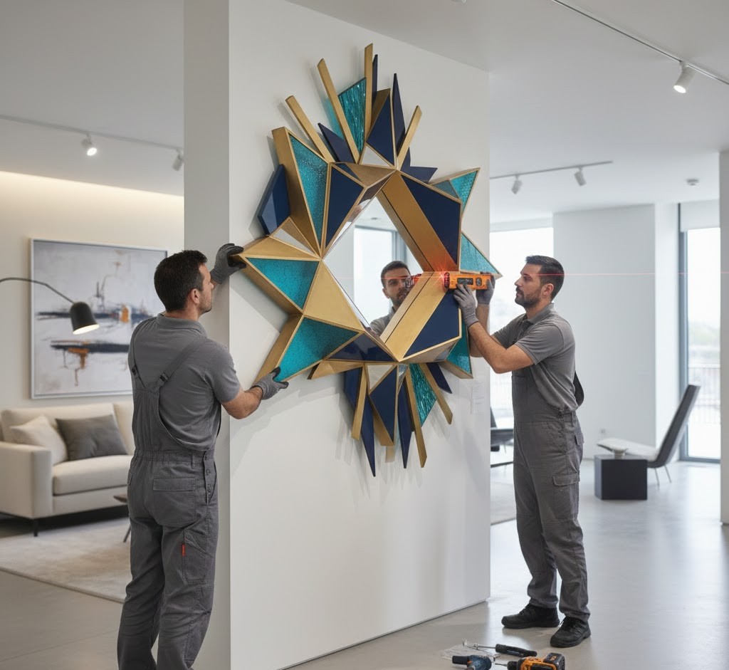 Custom mirror installation