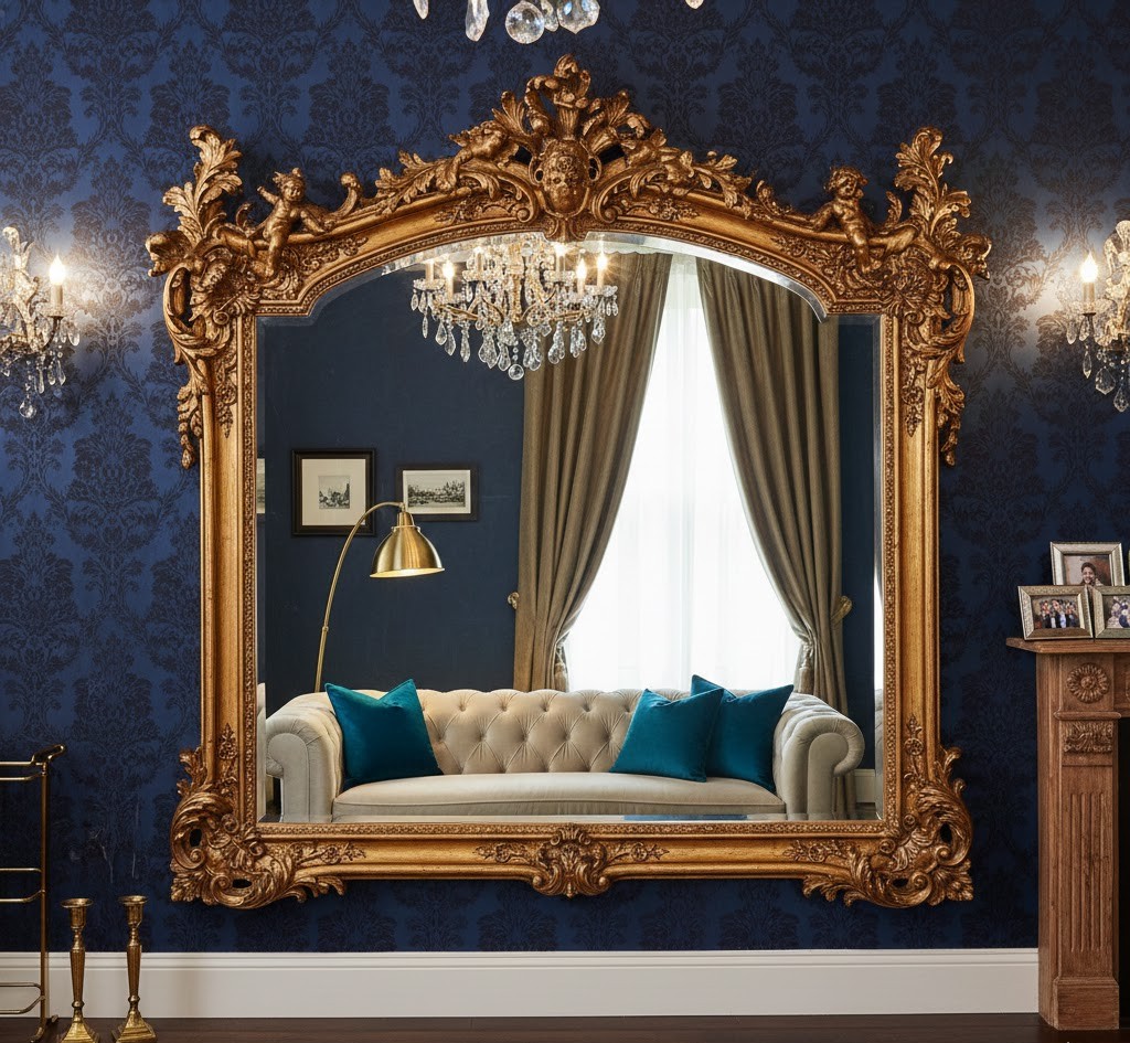 Victorian inspired mirror